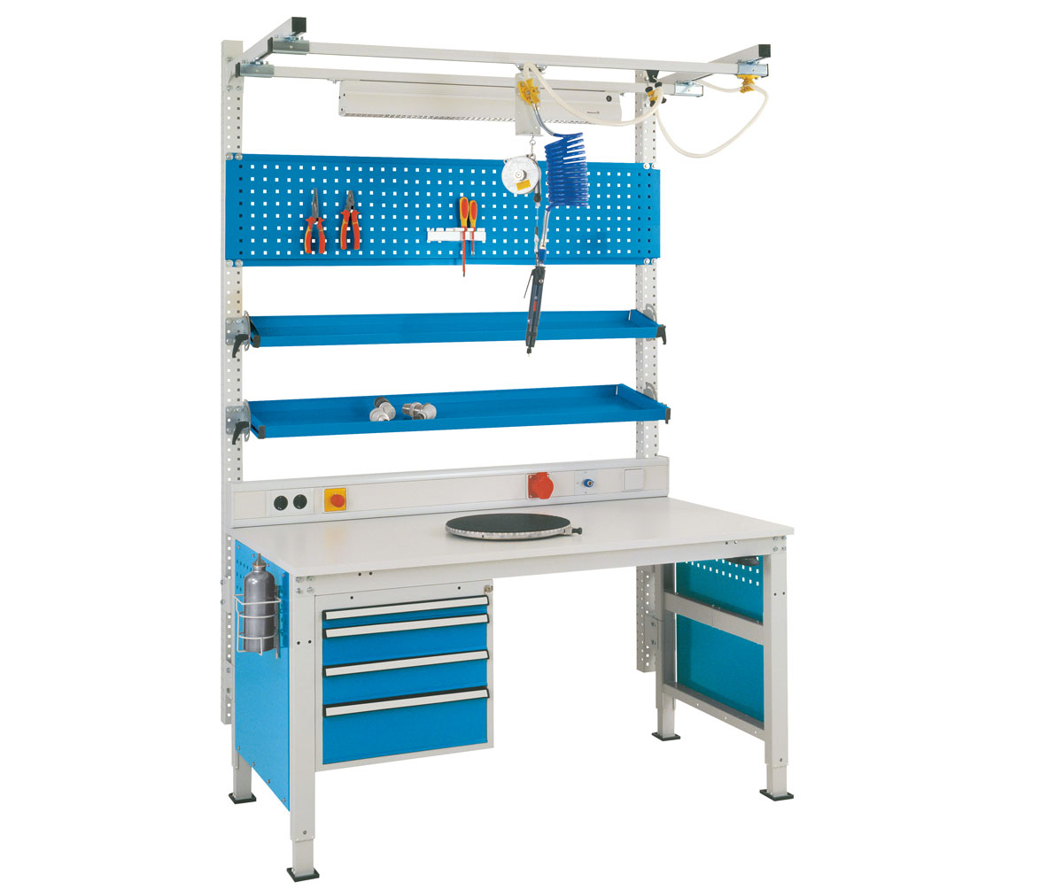 Manuflex_Arbeitstisch_Montage
